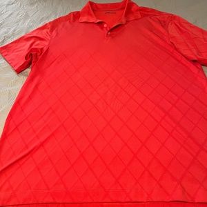 Orange golf shirt